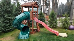 Детская площадка IgraGrad Панда Фани с винтовой трубой
