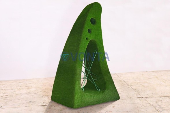 Топиари ракушка канатная лестница — газон Deluxe+Eco