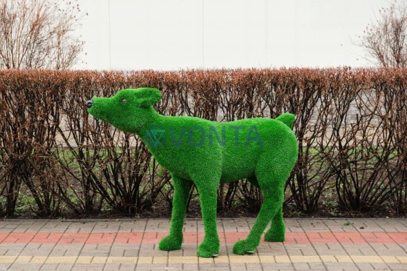 Топиари композиция семья олени Вудс — газон Есо+Deluxe Green