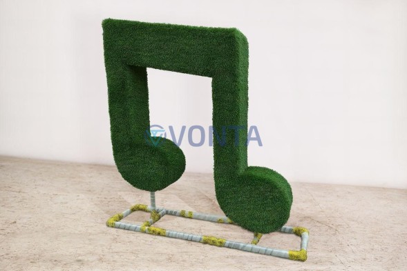 Топиари нота, h=160см — газон Deluxe