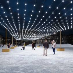 поток света