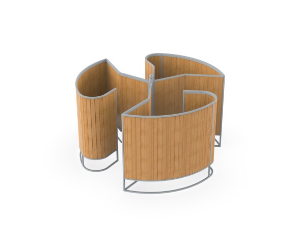 Раздевалка пляжная «Сектор», 291.01