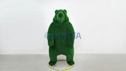 Топиари медведь Потапыч, h=250 см — газон Deluxe Green