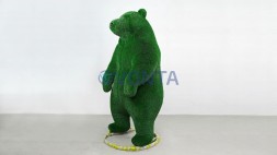 Топиари медведь Потапыч, h=250 см — газон Deluxe Green