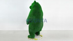 Топиари медведь Потапыч, h=250 см — газон Deluxe Green