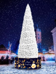 Ель каркасная «Евро» Белая - 12 м