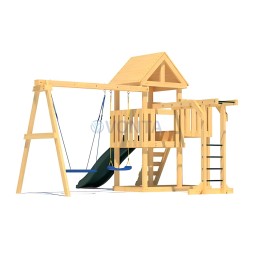 Детская площадка CustWood Junior J5 с деревянной крышей