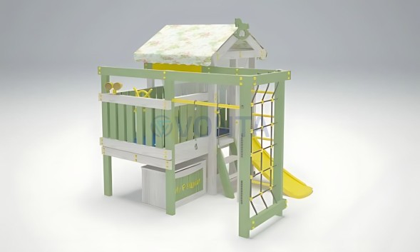 Игровой комплекс Савушка Baby 1 оливковый