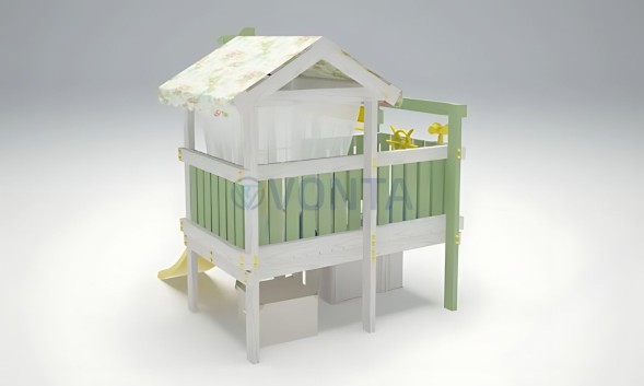 Игровой комплекс Савушка Baby 1 оливковый