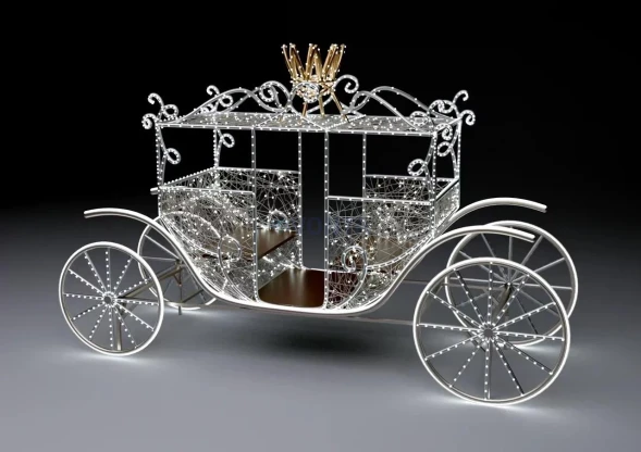 Светодиодная фотозона Карета Короля 260 см., (SR117)