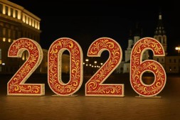 Светодиодные цифры "2026" 200 см.