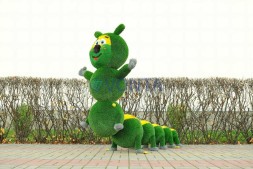 Топиари гусеница Лика, h=160см — газон Есо