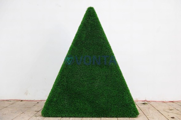 Топиари композиция пирамиды, синияя и зеленая — газон Eco
