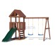 Детская площадка CustWood Junior Color JC1 с деревянной крышей