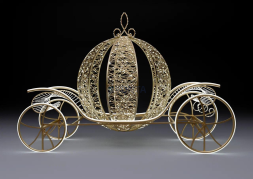 Светодиодная фотозона Карета маленькой Принцессы 150 см., (SR118)