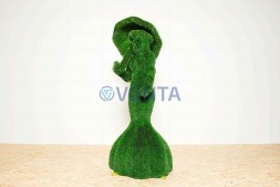 Топиари леди с зонтиком, Моне — газон Deluxe