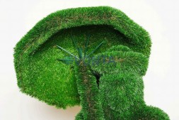 Топиари леди с зонтиком, Моне — газон Deluxe