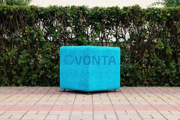 Топиари композиция геометрические фигуры, кубы, 5 шт — газон Eco