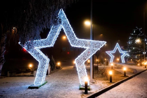 Светодиодная арка Звезда композит 450 см. 1 шт., (SR206)