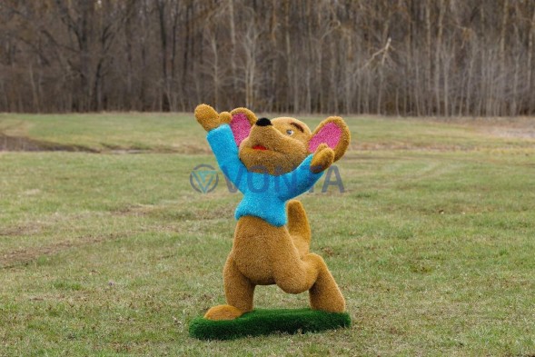 Топиари кенгуренок Крошка Лу — газон Eco + Deluxe