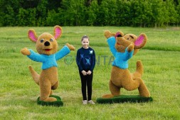 Топиари кенгуренок Крошка Лу — газон Eco + Deluxe