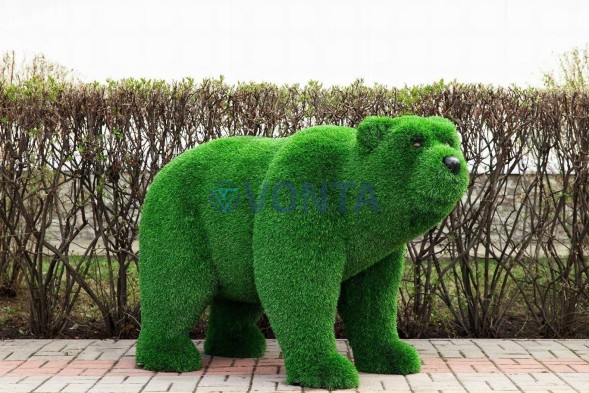 Топиари медведь Муни — газон Eco Green