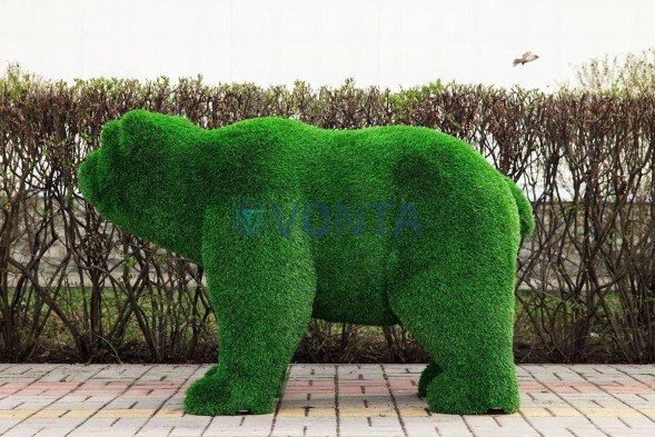 Топиари медведь Муни — газон Eco Green