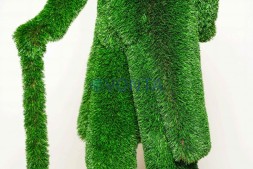 Топиари джентльмен в шляпе с тростью, h=190см — газон Deluxe