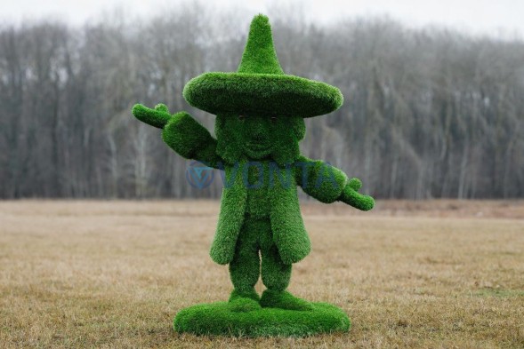 Топиари гном Рубин, модель 1 — газон Premium