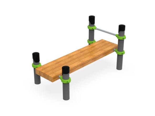 Скамья для развития мышц брюшного пресса, прямая, 651.31