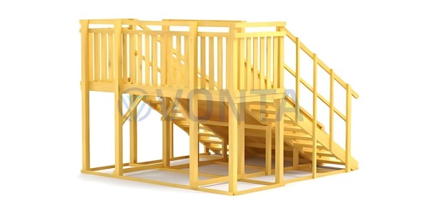 Зимняя горка Савушка Зима Wood-4