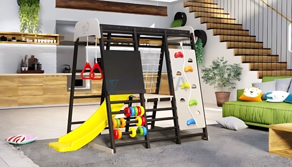 Детский комплекс Савушка Непоседа 3 nero