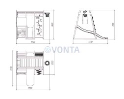 Детский комплекс Савушка Непоседа 4 oak