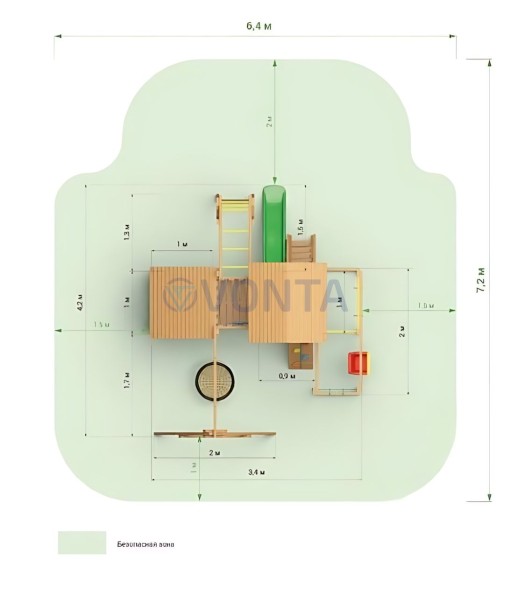 Детский городок Выше Всех Смарт 1