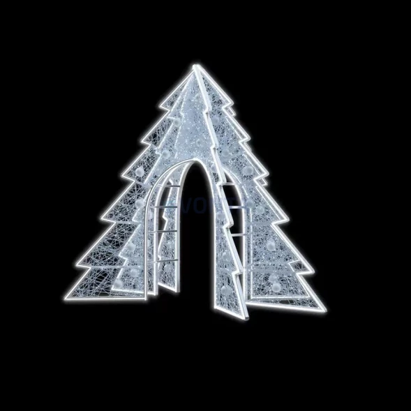 Светодиодная арка Елочка композит 400 см., (SR200)