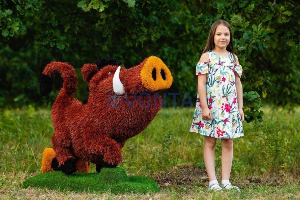 Топиари кабан Валери — газон Eco