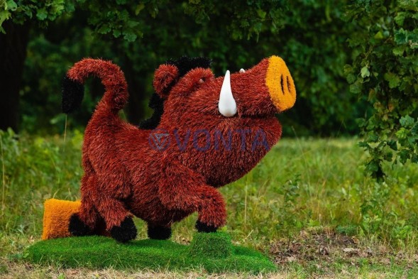 Топиари кабан Валери — газон Eco