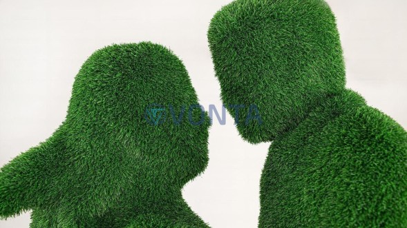 Топиари композиция «Нежность» — газон Есо