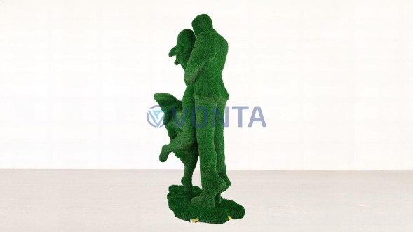 Топиари композиция «Нежность» — газон Есо