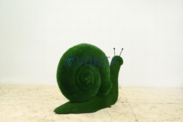 Топиари улитка садовая, h=110см — газон Deluxe Green