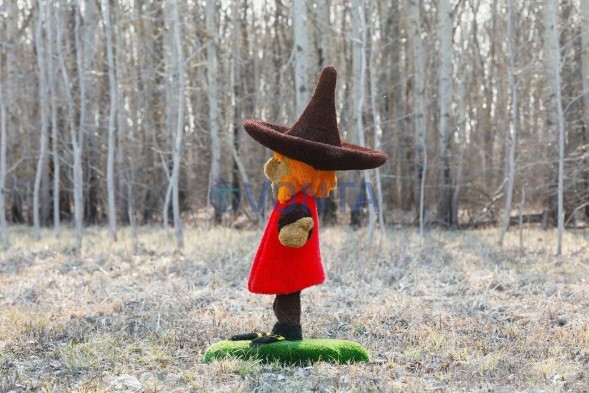 Топиари гном Рубин, модель 2 — газон Deluxe + Eco