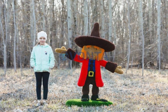 Топиари гном Рубин, модель 2 — газон Deluxe + Eco