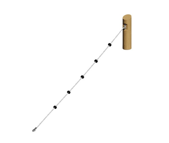 Столб с канатом на склон с зацепами, СО-114.1