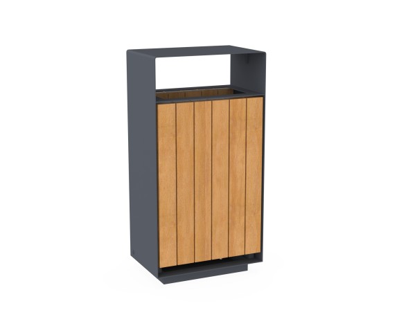 Урна «Город» с деревянным фасадом, 150.51.03