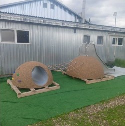 Полусферы с переходом