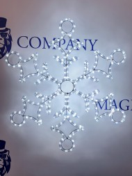 Снежинка световая, 70 см