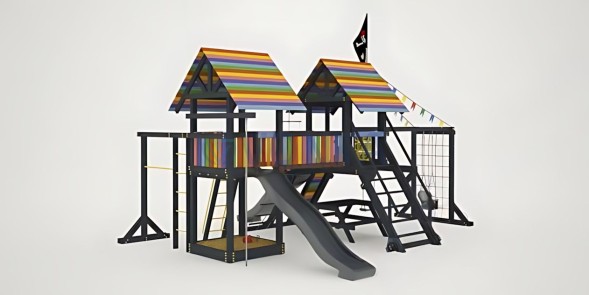 Детская площадка Савушка 1 (Black Edition)