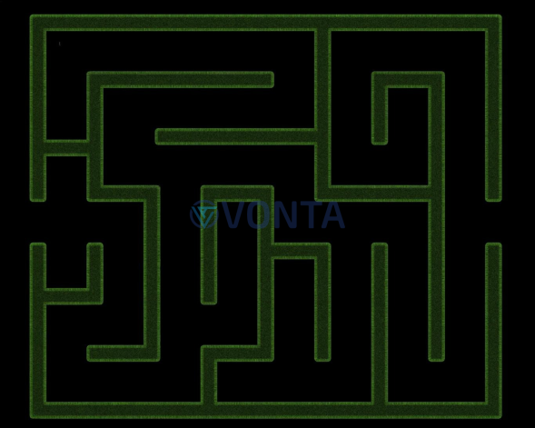 Топиари лабиринт (ДхШхВ) 615х525х100 см- газон Есо