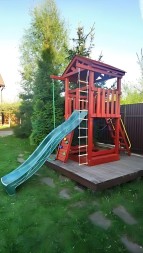 Деревянная детская площадка для дачи Igragrad Панда Фани Tower