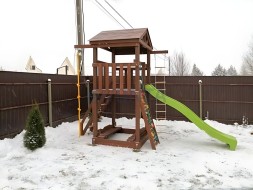 Деревянная детская площадка для дачи Igragrad Панда Фани Tower